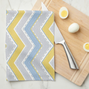 Linge De Cuisine Motif Zigzag
