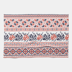 Linge De Cuisine Motifs de conception de point de croix