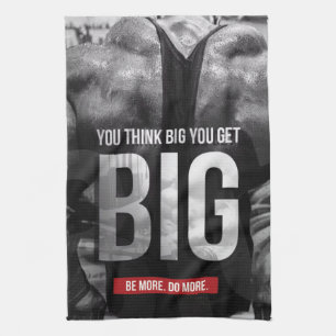 Linge De Cuisine Motivation "Body building" - Pensez grand, obtenez
