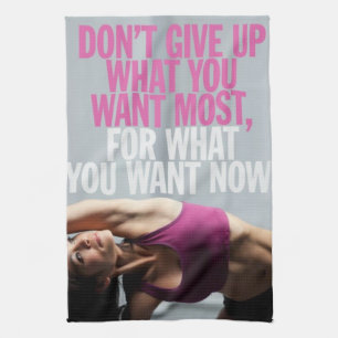 Linge De Cuisine Motivation de gym - N'abandonnez pas - Entraînemen