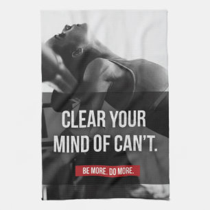 Linge De Cuisine Motivation de l'entraînement des femmes - Effacez
