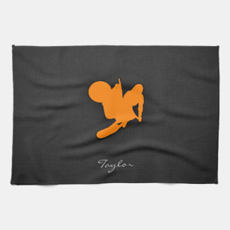 Linge De Cuisine Motocross orange