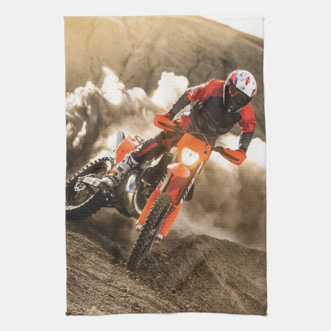 Linge De Cuisine Motocross Rider (Vertical)