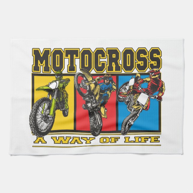 Linge De Cuisine Motocross un mode de vie (Horizontal)