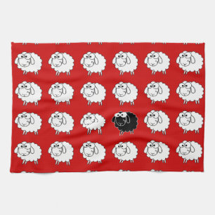 Linge De Cuisine Moutons noirs