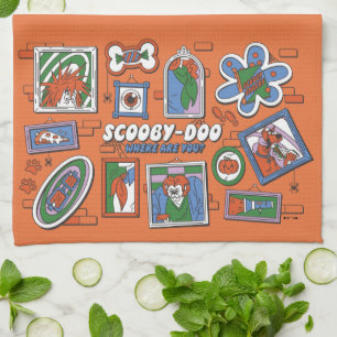 Linge De Cuisine Mur de cadres photo d'Halloween Scooby-Doo
