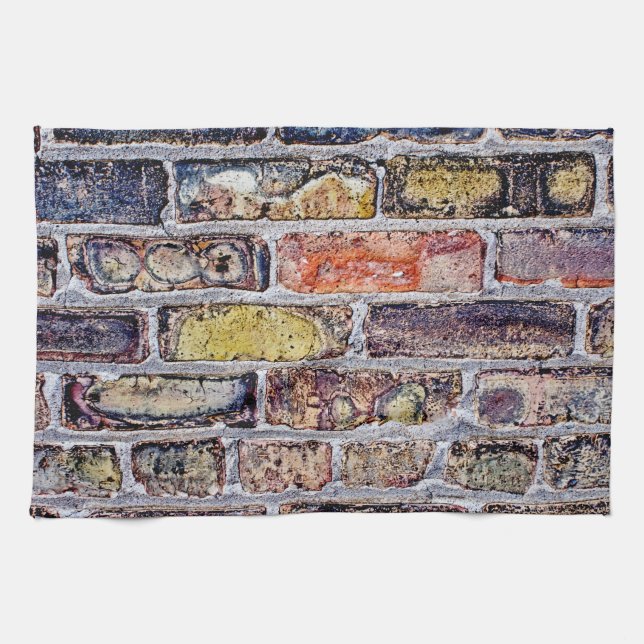 Linge De Cuisine Mur en briques (Horizontal)