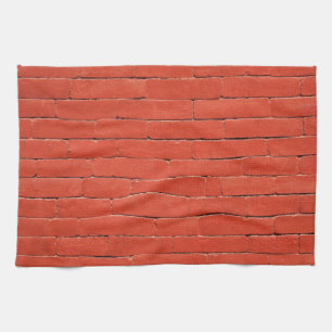 Linge De Cuisine Mur rouge orange