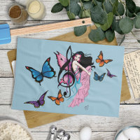 Musique Note Papillons Fairy