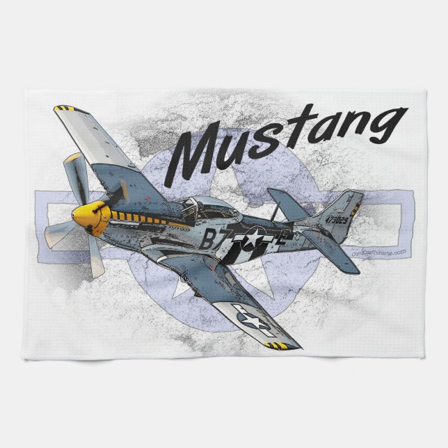 Linge De Cuisine Mustang P51 (Horizontal)