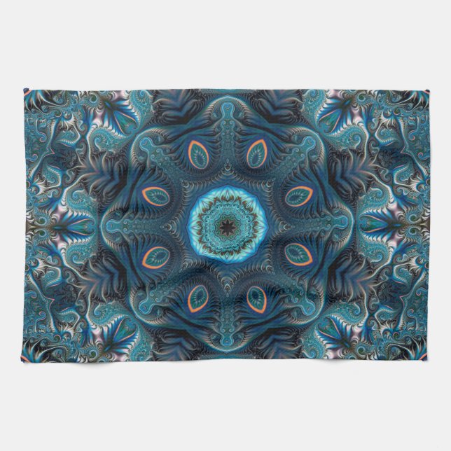 Linge De Cuisine Mysterious space mandala (Horizontal)