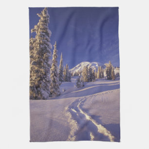 Linge De Cuisine NA, États-Unis, Washington, Mt. Rainier NP, raquet