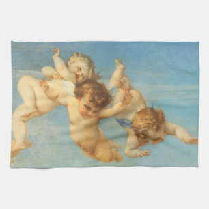 Linge De Cuisine Naissance de Vénus, détail des Anges par Alexandre