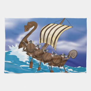 Linge De Cuisine Navire Viking