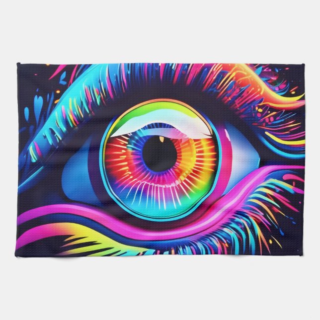Linge De Cuisine Nebula OEil (Horizontal)