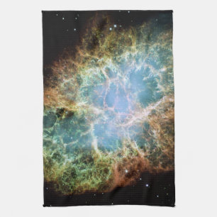 Linge De Cuisine Nébuleuse de crabe turquoise