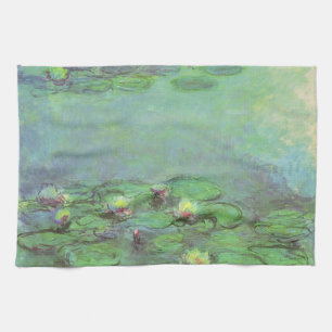 Linge De Cuisine Nénuphars de Claude Monet, Impressionnisme Vintage