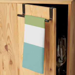 Linge De Cuisine Neptune, Coquillages, Green et Navy