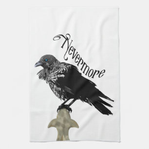 Linge De Cuisine Nevermore Raven