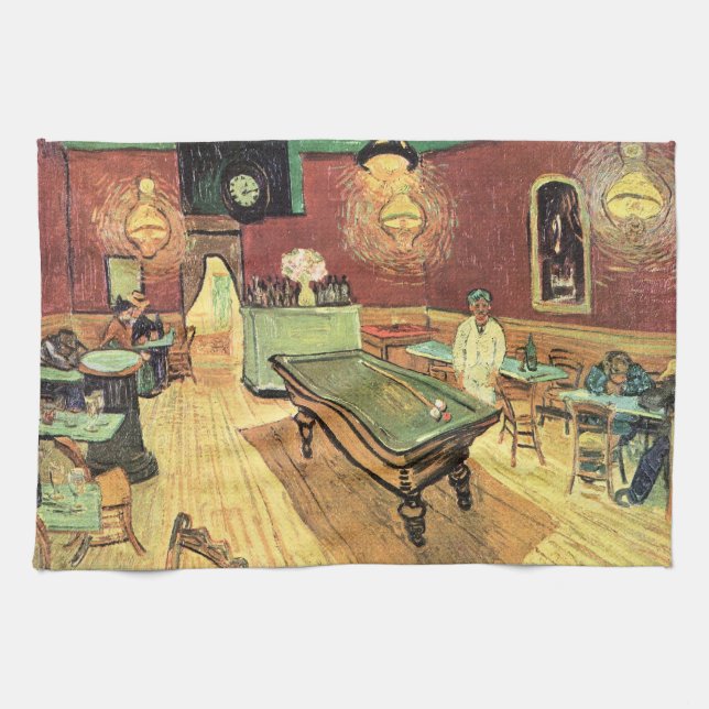 Linge De Cuisine Night Cafe, Place Lamartine par Vincent van Gogh (Horizontal)