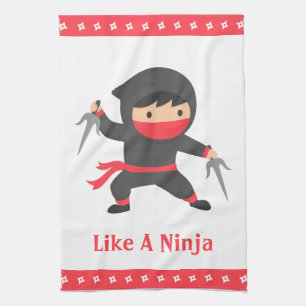 Linge De Cuisine Ninja furtif avec armes Sai pour enfants