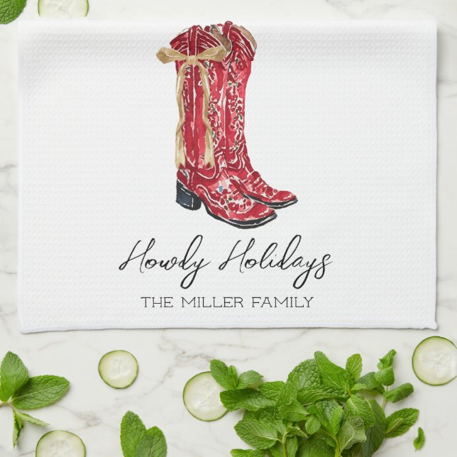 Linge De Cuisine Noël à la fille (Plié)