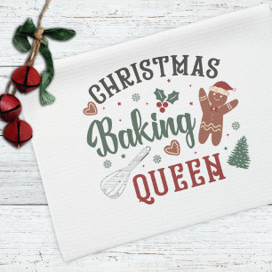 Linge De Cuisine Noël Baking Queen Noël