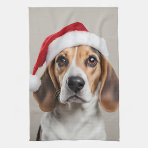 Linge De Cuisine Noël beagle