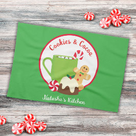 LINGE DE CUISINE NOËL CUITS ET CACAO
