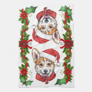 Linge De Cuisine Noël de Corgi