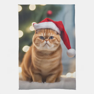 Linge De Cuisine Noël Exotique Shorthair