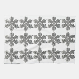 Linge De Cuisine Noël Fête Silencieux Snowflake Star Design