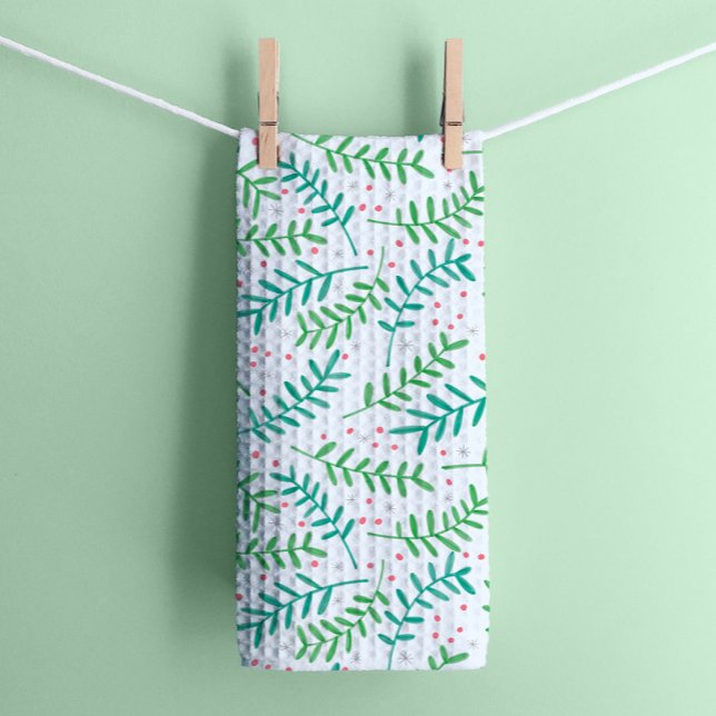 Linge De Cuisine Noël Holly et Berries (Créateur téléchargé)