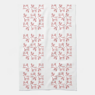 Linge De Cuisine Noël mignon renne