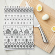 Noël traditionnel scandinave gris