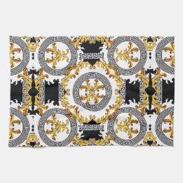 Linge De Cuisine Noir or