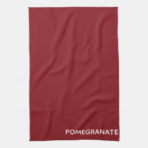 Linge De Cuisine Nom de la couleur rouge de la grenade