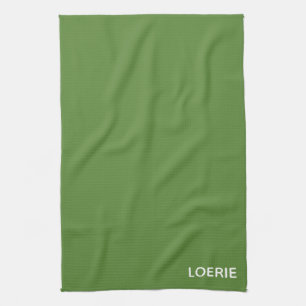 Linge De Cuisine Nom de la couleur verte Loerie