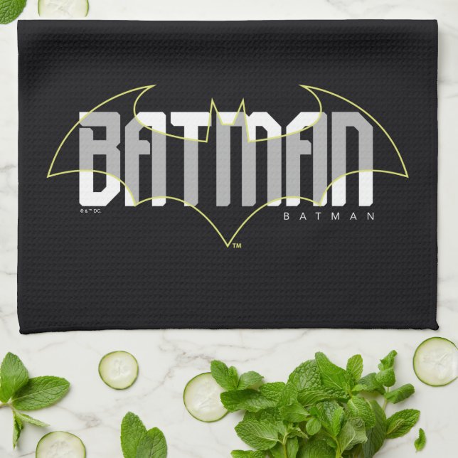 Linge De Cuisine Nom Hi-Tech Batman Graphique (Plié)