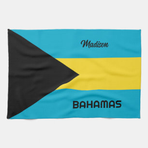 Linge De Cuisine Nom personnalisé Bahamas