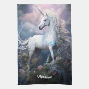 Linge De Cuisine Nom personnalisé belle licorne