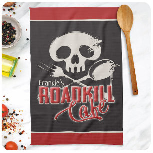 Linge De Cuisine NOM personnalisé Cheeky Roadkill Café Diner