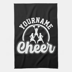 Linge De Cuisine NOM personnalisé Cheer Team Varsity Pom-pom girl