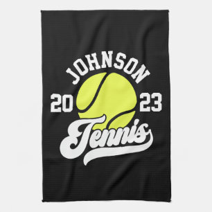 Linge De Cuisine NOM Personnalisé Tennis Lecteur Racket Ball Court