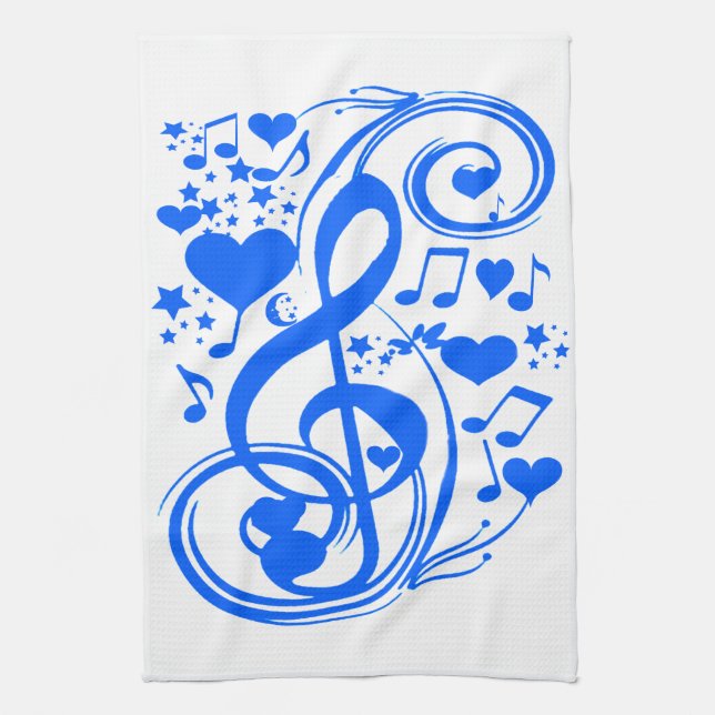 Linge De Cuisine Notes 0f Love_ (Vertical)
