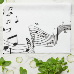 Linge De Cuisine Notes musicales