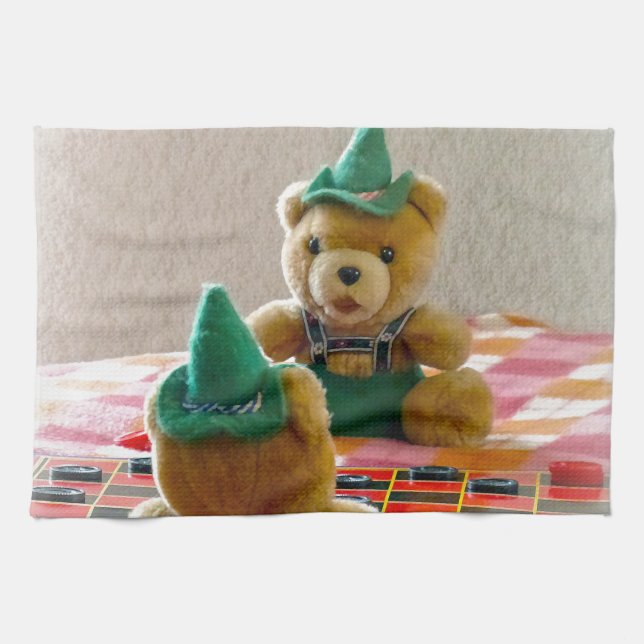 Linge De Cuisine Nounours (Horizontal)