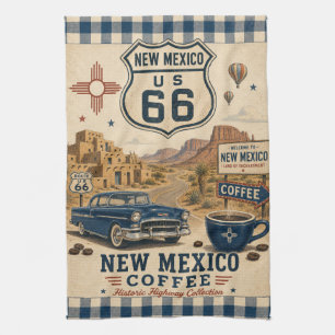 Linge De Cuisine Nouveau-Mexique Route 66 Café Sud-Ouest