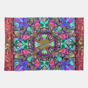 Linge De Cuisine Nouvel Âge Kaleidoscope Mandala