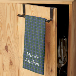 Linge De Cuisine Nouvelle-Écosse Tartan Plaid Personnalisé